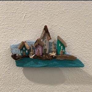 Driftwood Art, Driftwood Beach Houses, Coastal Decor